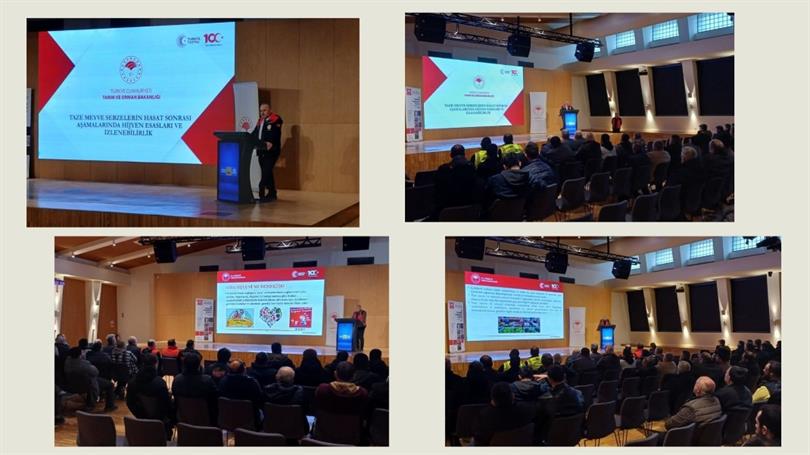 Sebze Meyve Toptancı Hali İşletmelerine Pestisit Kalıntıları, Hijyen Esasları ve İzlenebilirlik Eğitimi Verildi